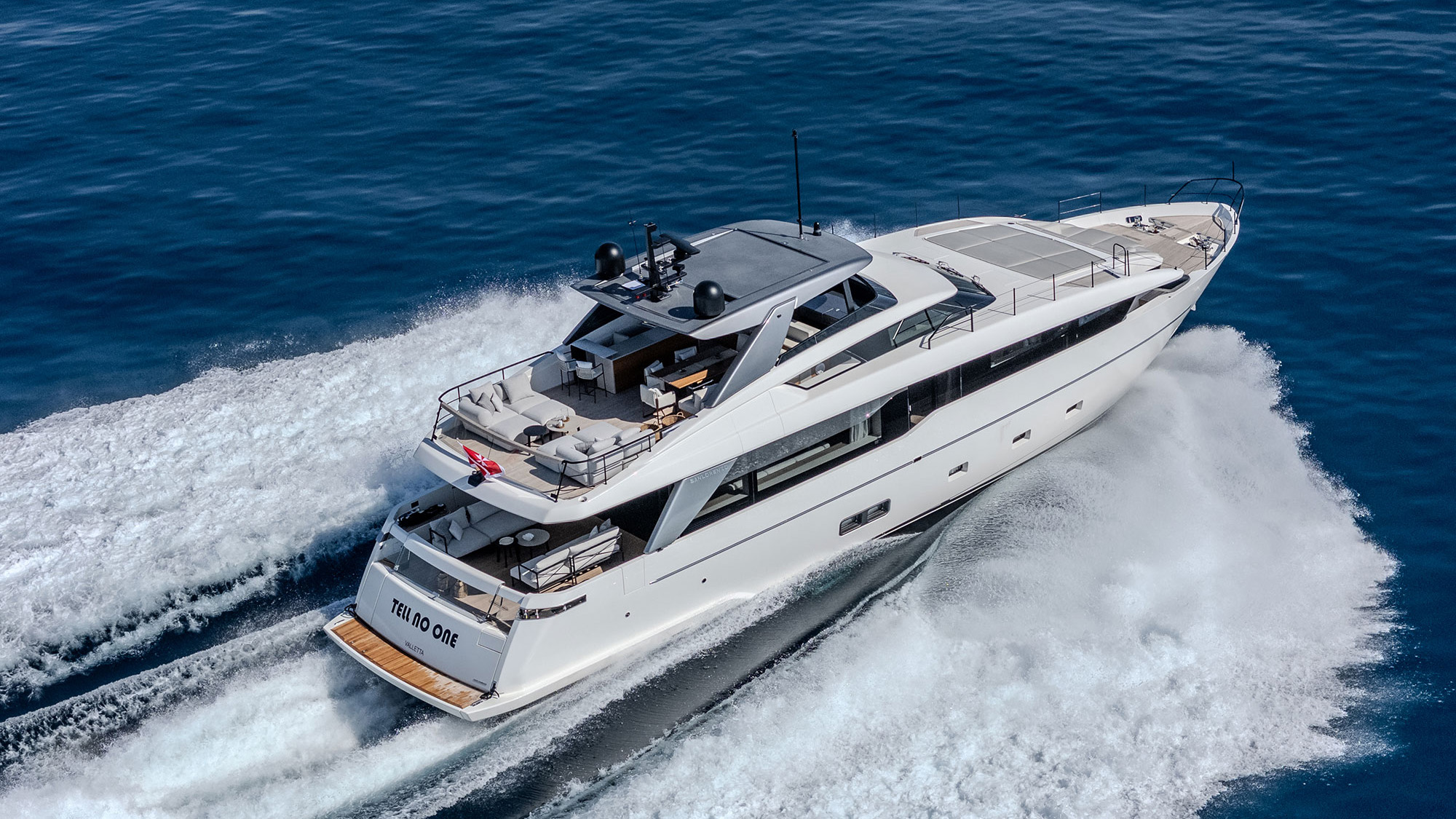 TELL NO ONE yacht for charter (Sanlorenzo, 26.6m, 2026)